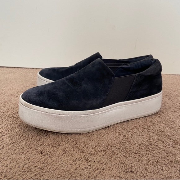 vince navy sneakers